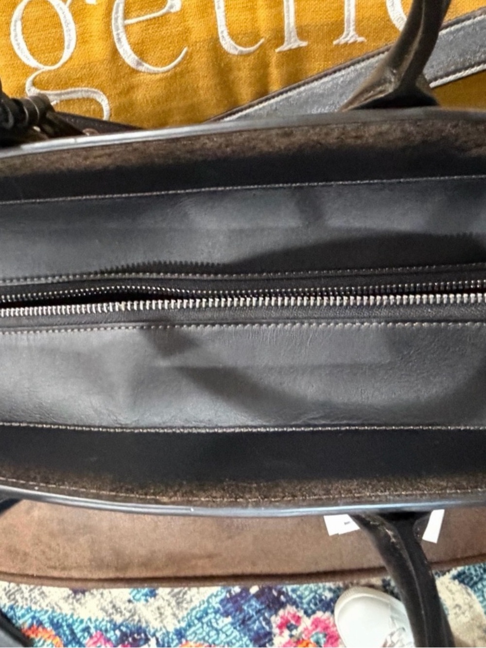 Coach Runway Soft Empire Carryall Loved Leather 40 Bag - Picture 7 of 11